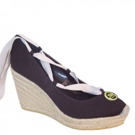 Brand New Lady Solid Ankle Strappy Wedge Platform Shoes