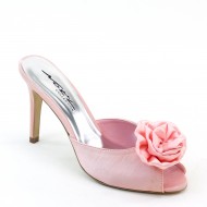 Brand New Brieten Stiletto Heel Open Toe Women Slip On Slide Sandals