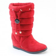 New Brieten Women's Comfort Wide Calf Flat Slouch Snow Boots