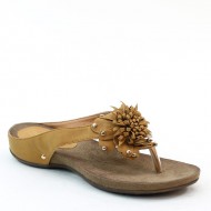 Brand New Lady Floral Thong Wedge Flip Flop Sandals