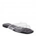 Brieten Women's Open Toe Flat Sandals Slipper Clear Transparent Casual Sandals
