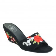New Brieten Women's Embroidery Wedge Sandals