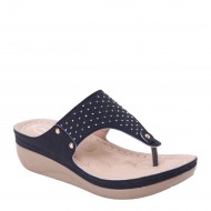 New Brieten Women's Wedge Flip Flop Slide Sandals
