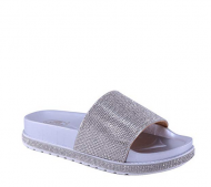 Brieten New Women's Glittery Platform Sandals