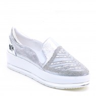 Brieten Women's Rhinestones Platform Loafers Shoes