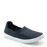 New Brieten Women's Woven Checkered Slip-on Comfort Sneakers