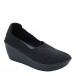 New Brieten Women's Woven Slip on Wedge Heel Comfort Shoes
