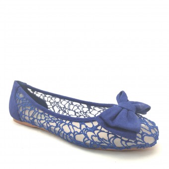 New Brieten Women's Cute Bow Mesh Ballet Flat Comfort Shoes