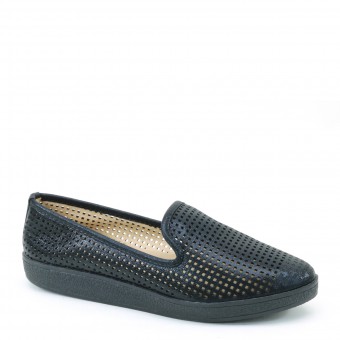 New Brieten Women's Thick Sole Hollowed-out Cap Toe Comfort Flat Shoes