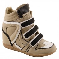 Brand New Brieten Stripe Hook-Loop Ankle Boots Sneaker